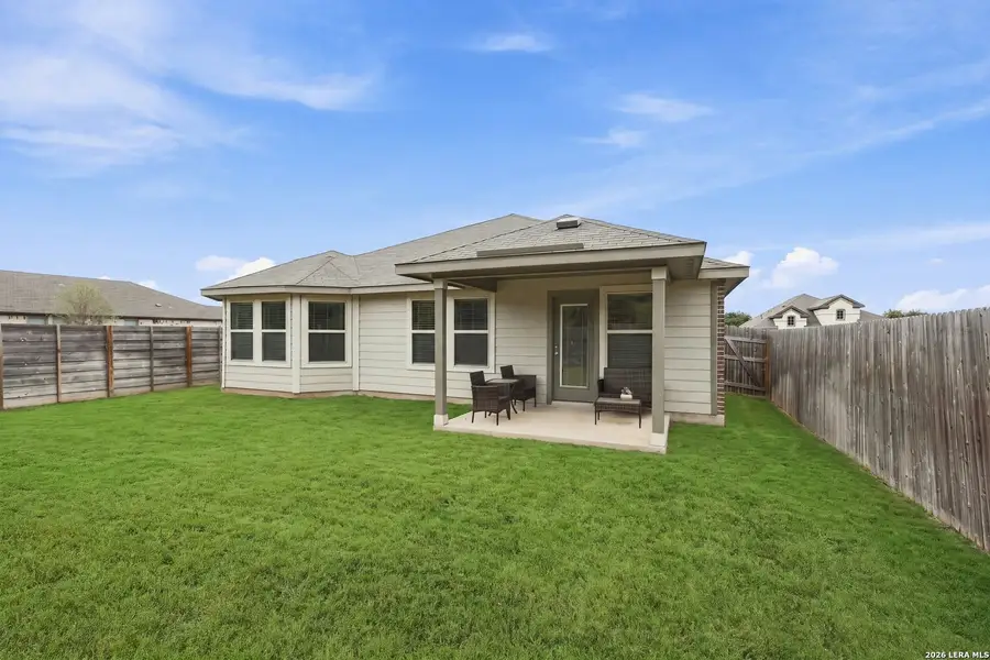 Exterior details and patio area of a home in Fox Falls, Boerne (Image 3).