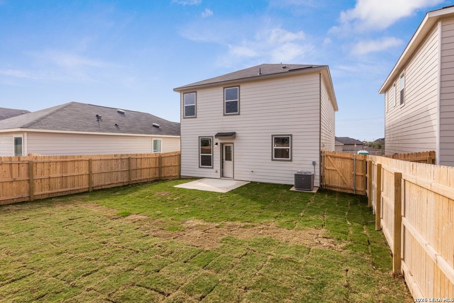 Exterior details and patio area of a home in Southton Cove, Elmendorf (Image 21). Exterior details and patio area of a home in Southton Cove, Elmendorf (Image 21).