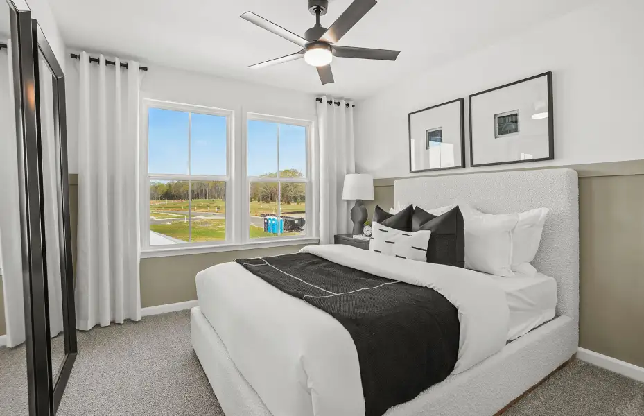 Furnished interior view inside a new home in Mallard Park, Charlotte (Image 35).