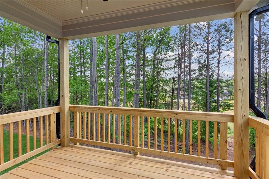 Exterior details and patio area of a home in Traditions of Braselton, Jefferson (Image 16).