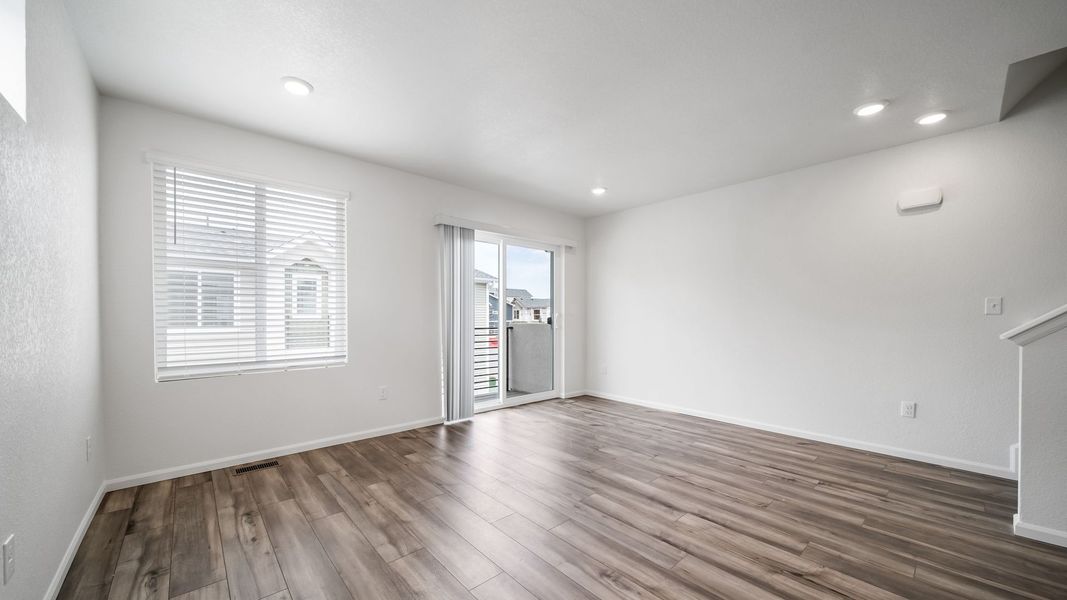 Spacious, unfurnished interior of a new home in Banning Lewis Ranch, Colorado Springs (Image 26). Spacious, unfurnished interior of a new home in Banning Lewis Ranch, Colorado Springs (Image 26).
