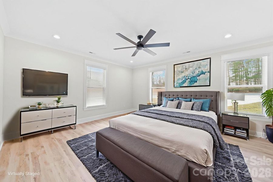 Virtually Staged - Primary Bedroom