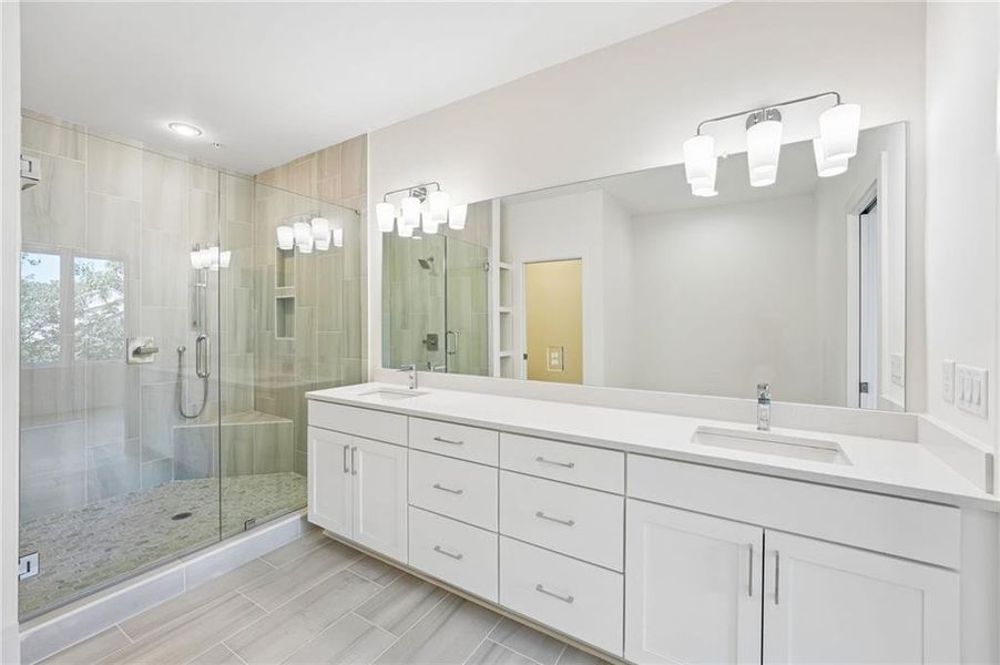 Furnished interior view inside a new home in , Decatur (Image 17).