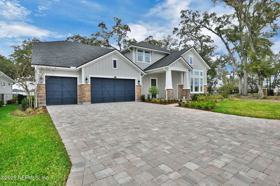 Front exterior of a new home in , St. Augustine, FL, highlighting curb appeal (Image 2). Front exterior of a new home in , St. Augustine, FL, highlighting curb appeal (Image 2).