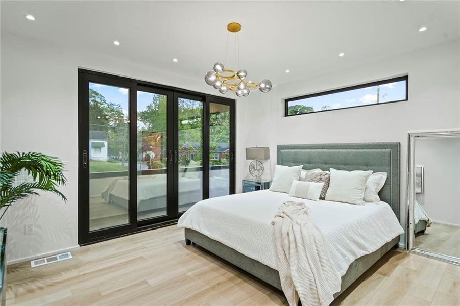 Furnished interior view inside a new home in , Atlanta (Image 6).