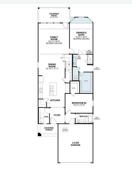 2D floor plan layout of this home in Summerview, Fulshear, TX (Image 3). 2D floor plan layout of this home in Summerview, Fulshear, TX (Image 3).