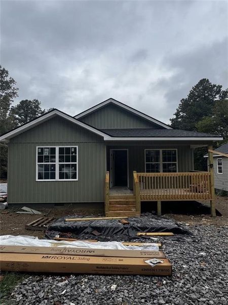 In-progress construction of a new home in , Tunnel Hill, GA (Image 7).