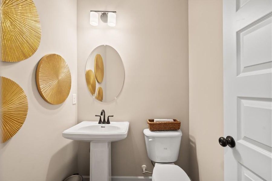 Furnished interior view inside a new home in The Andros, Dalton (Image 31).