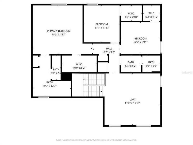 2D floor plan layout of this home in Rye Ranch: Executive Homes, Parrish, FL (Image 6).
