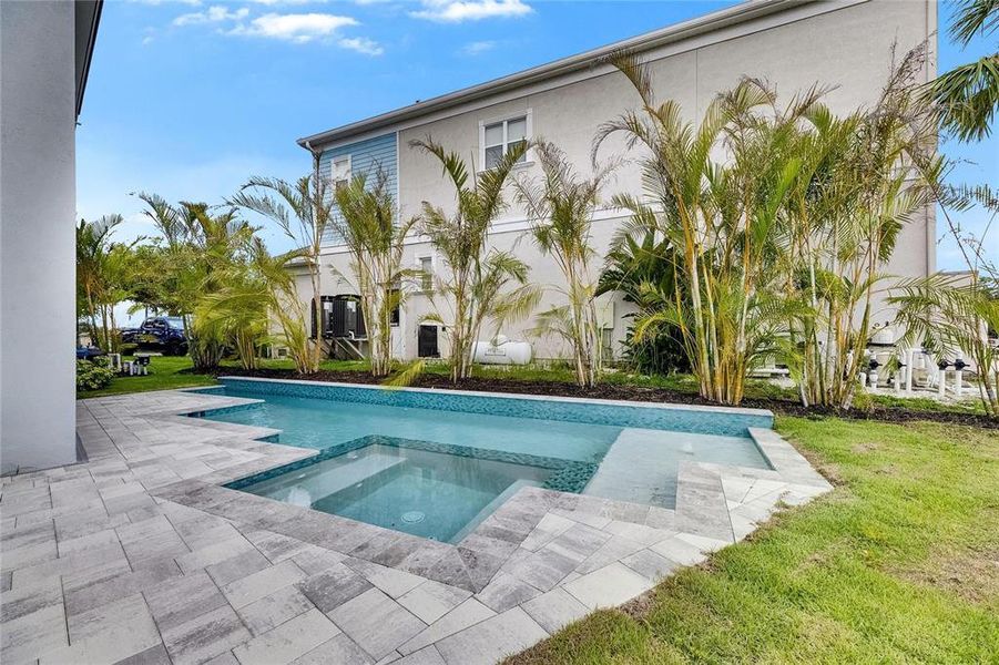 Exterior details and patio area of a home in , Apollo Beach (Image 46). Exterior details and patio area of a home in , Apollo Beach (Image 46).