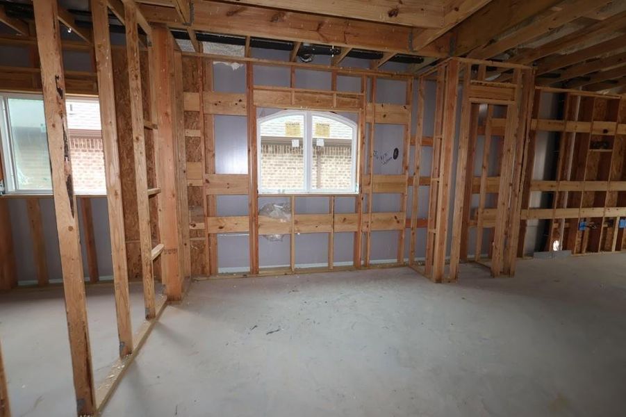 In-progress construction of a new home in The Highlands 55' - Encore Collection, Porter, TX (Image 15). In-progress construction of a new home in The Highlands 55' - Encore Collection, Porter, TX (Image 15).