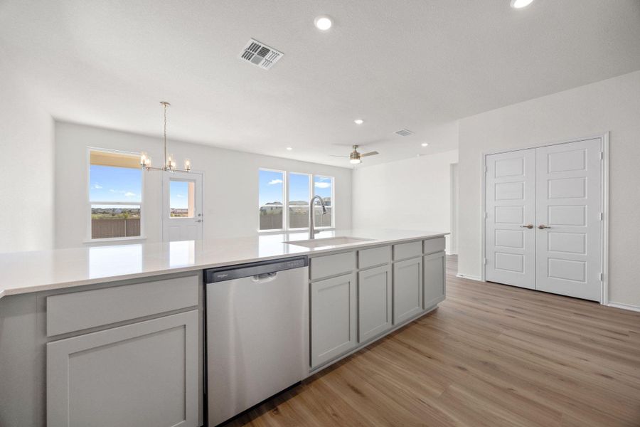 Furnished interior view inside a new home in McKinney Crossing, Austin (Image 12). Furnished interior view inside a new home in McKinney Crossing, Austin (Image 12).
