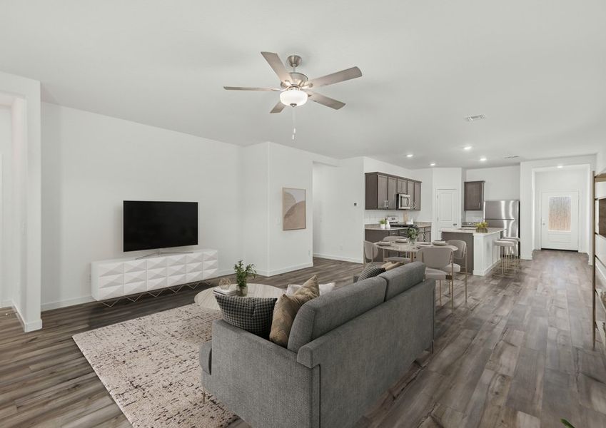 This spacious, open-concept floor plan was designed with you and your family in mind.