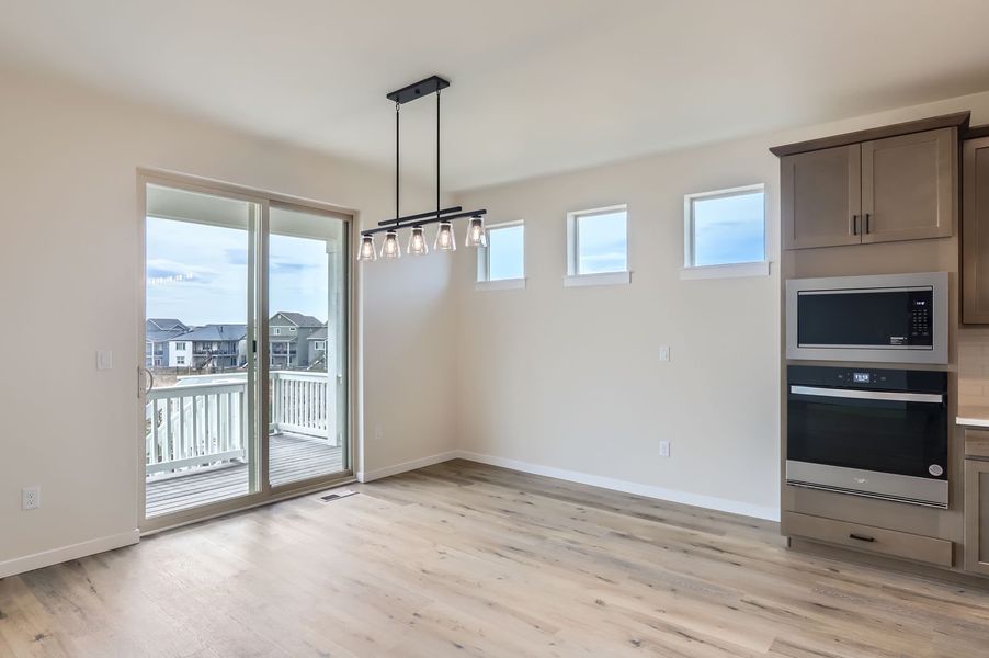 Plan V430 Breakfast Area Representative Photo Plan V430 Breakfast Area Representative Photo