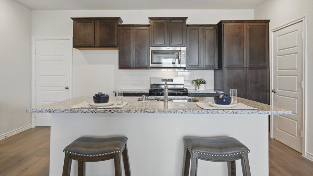 Furnished interior view inside a new home in Liberty Crossing, Royse City (Image 9).