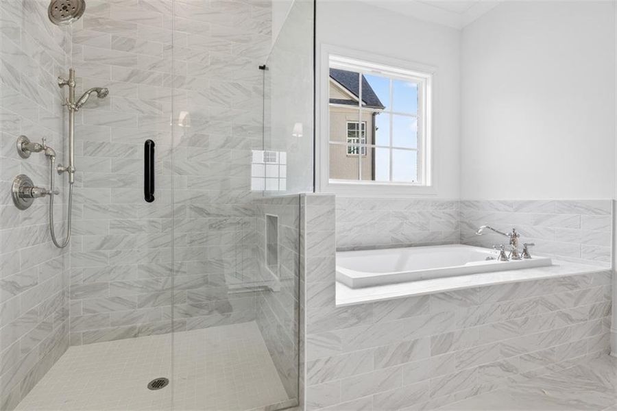 Furnished interior view inside a new home in , Suwanee (Image 22).