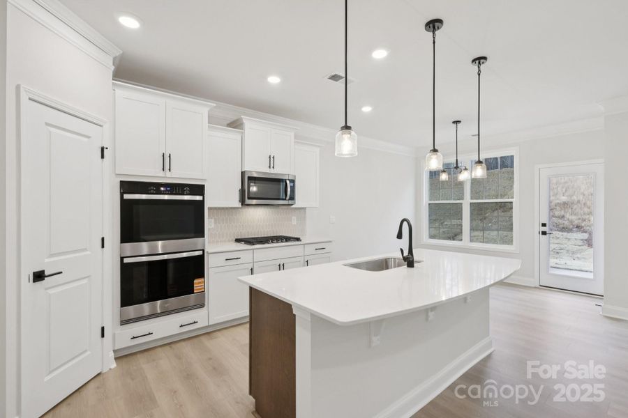 Furnished interior view inside a new home in Falls Cove, Troutman (Image 7).