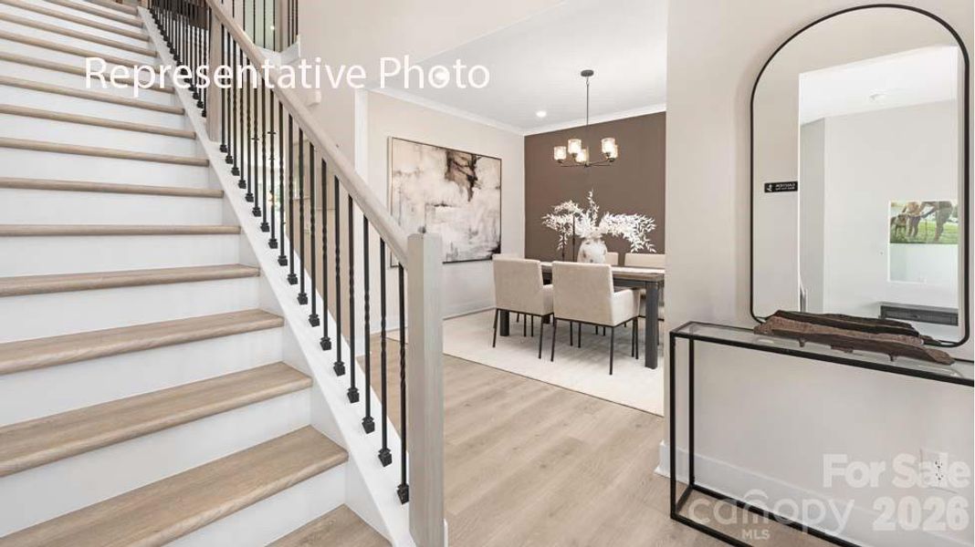 Furnished interior view inside a new home in Oak Grove Hill, Huntersville (Image 5).