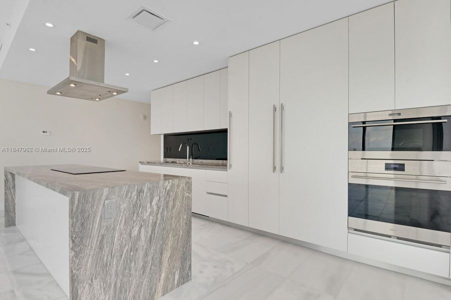 Furnished interior view inside a new home in , Miami (Image 16).