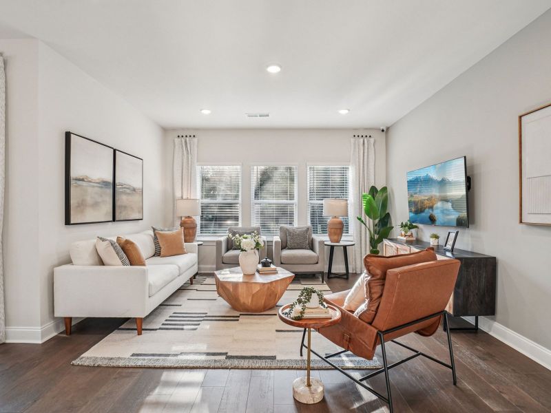 Furnished interior view inside a new home in Woodmont, Smyrna (Image 8).