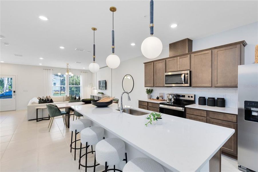Furnished interior view inside a new home in The Cove at Nona Sound, Orlando (Image 6). Furnished interior view inside a new home in The Cove at Nona Sound, Orlando (Image 6).