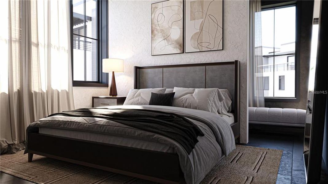 Furnished interior view inside a new home in , Ormond Beach (Image 7).