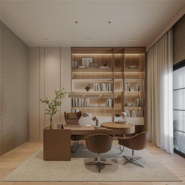 Furnished interior view inside a new home in , Montverde (Image 15).