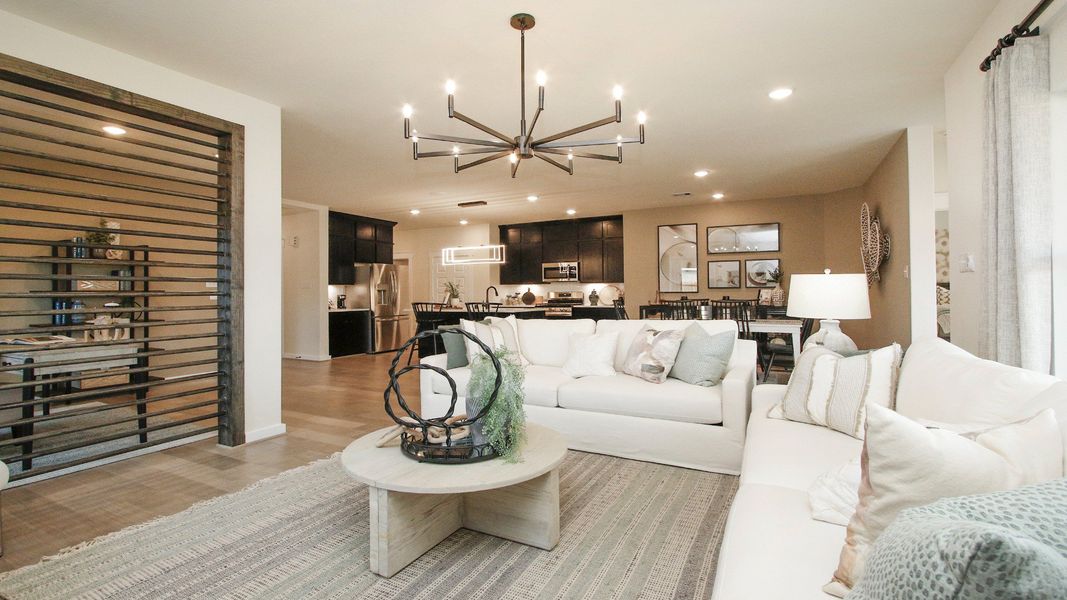 Furnished interior view inside a new home in Colony at Pinehurst, Pinehurst (Image 10).