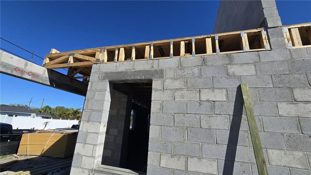 In-progress construction of a new home in , St. Petersburg, FL (Image 16).