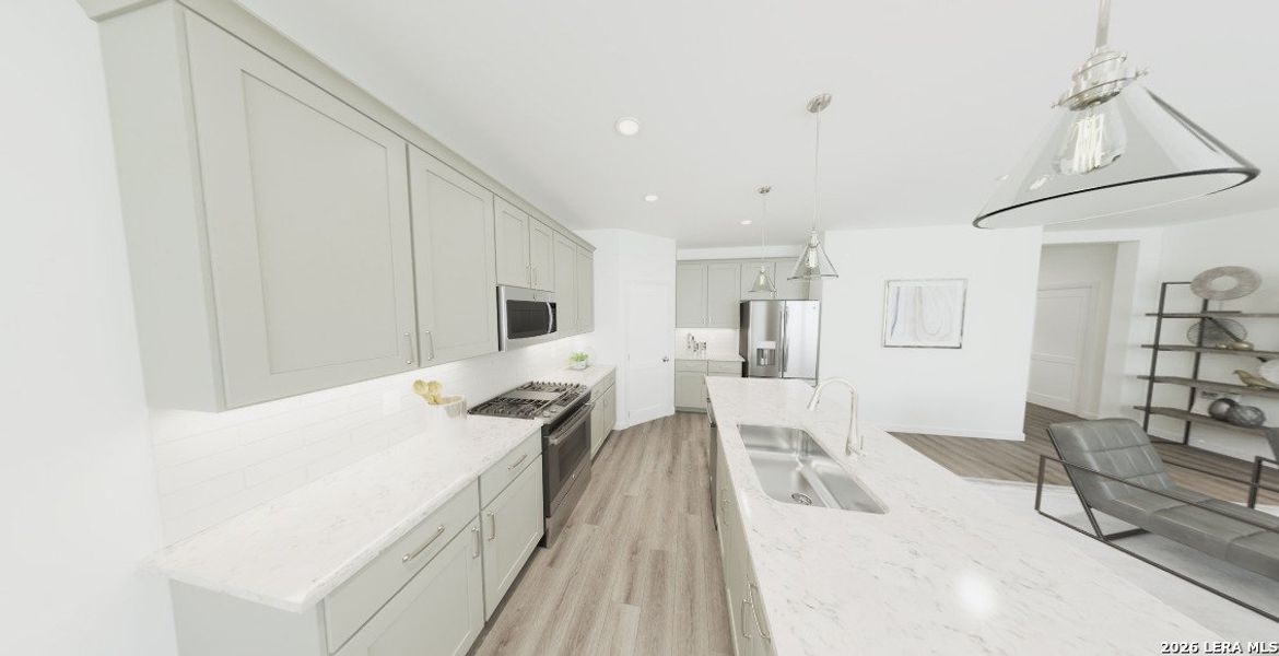 Furnished interior view inside a new home in Arcadia Ridge, San Antonio (Image 5). Furnished interior view inside a new home in Arcadia Ridge, San Antonio (Image 5).