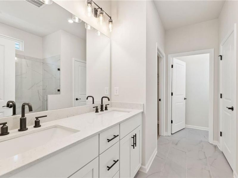 Furnished interior view inside a new home in Kelly Preserve, Loganville (Image 7).