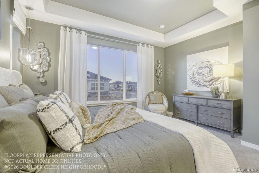 Furnished interior view inside a new home in , Fort Collins (Image 32).