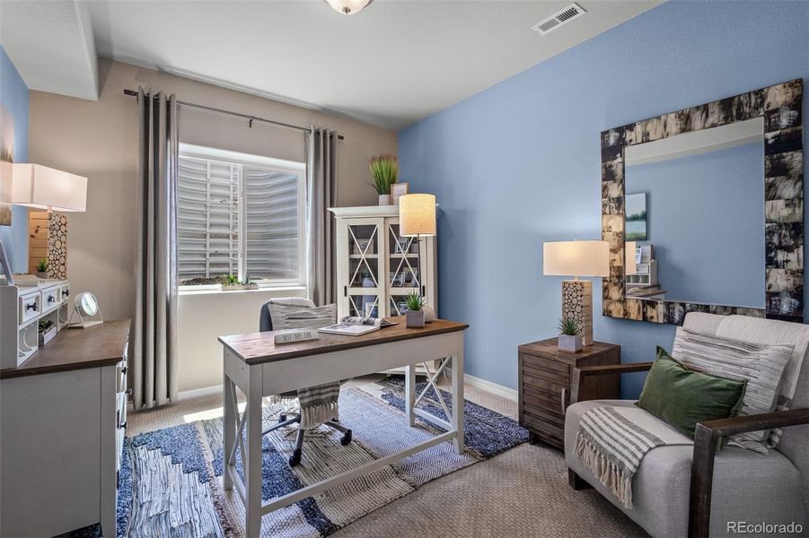 Furnished interior view inside a new home in , Colorado Springs (Image 36).