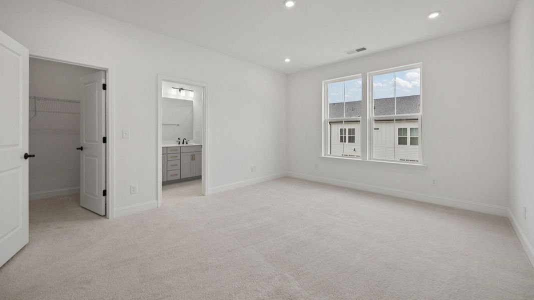 The Landon Plan in River District by DRB Homes in Charlotte NC - Primary Bedroom The Landon Plan in River District by DRB Homes in Charlotte NC - Primary Bedroom