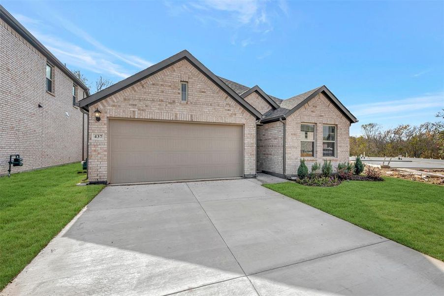 Front exterior of a new home in Forest Park, Princeton, TX, highlighting curb appeal (Image 2).