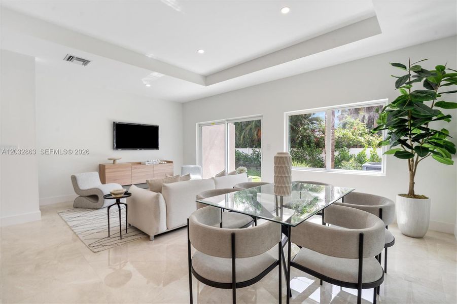 Furnished interior view inside a new home in , Coral Springs (Image 12). Furnished interior view inside a new home in , Coral Springs (Image 12).
