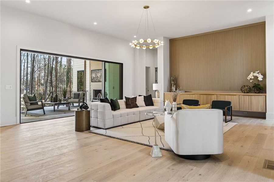 Furnished interior view inside a new home in , Atlanta (Image 17).