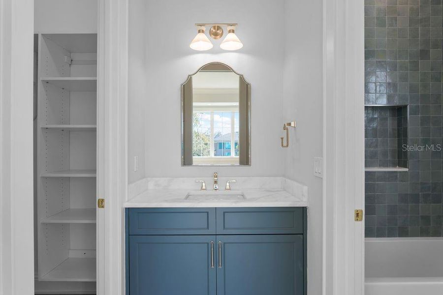 Furnished interior view inside a new home in , Tampa (Image 11). Furnished interior view inside a new home in , Tampa (Image 11).