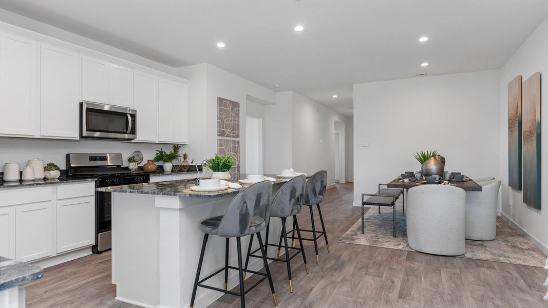Furnished interior view inside a new home in Emberly, Beasley (Image 18).