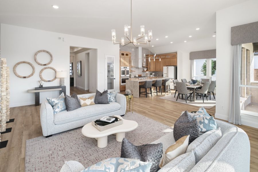 Representative furnished interior of a home built from the Jackson by UnionMain Homes in Cambridge Crossing, Celina (Image 11).