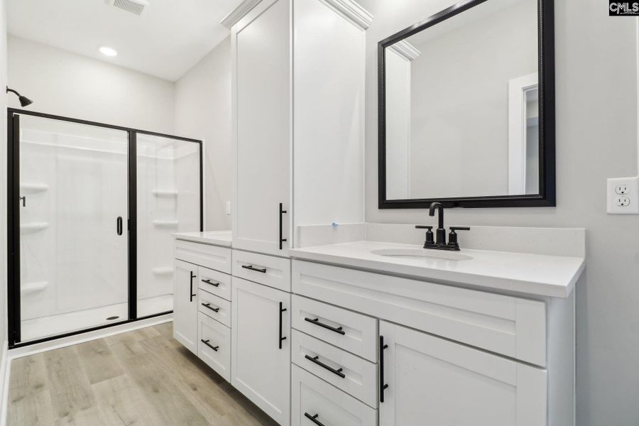 Furnished interior view inside a new home in Collins Cove, Chapin (Image 6). Furnished interior view inside a new home in Collins Cove, Chapin (Image 6).