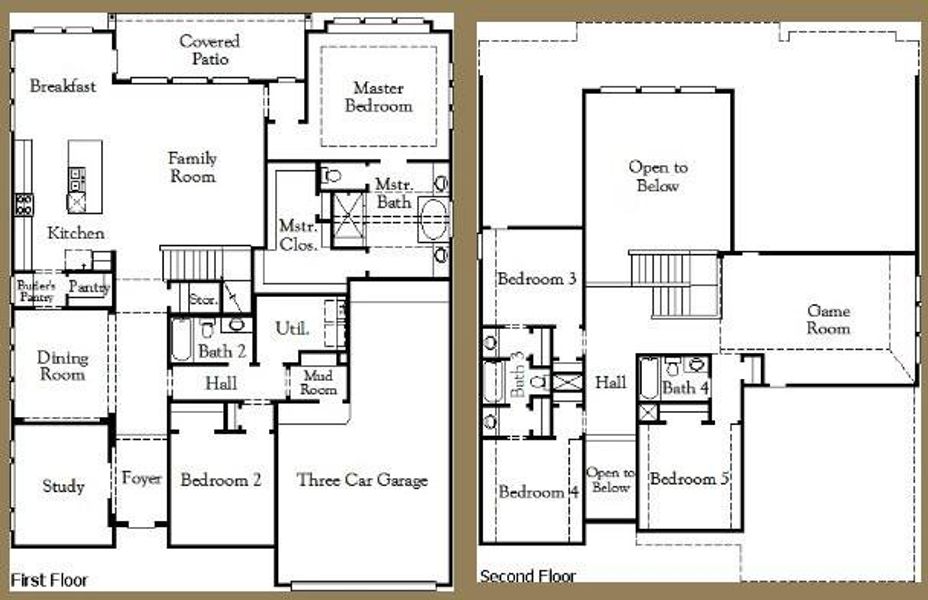 Floorplans - Representative Photo Floorplans - Representative Photo
