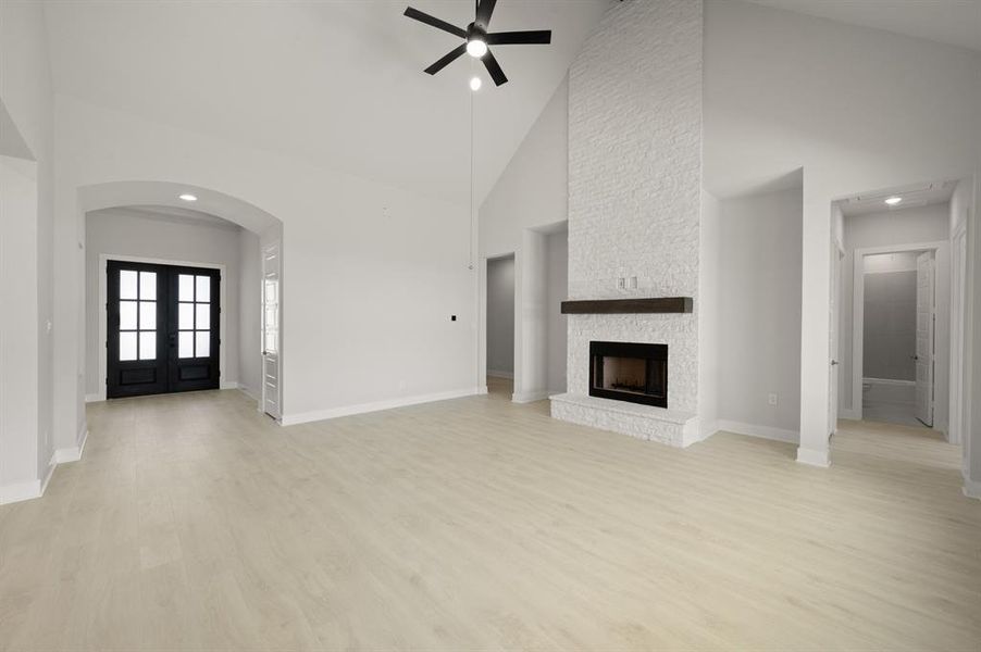 Spacious, unfurnished interior of a new home in Byrum Ranch - 1 Acre Lots, Venus (Image 14).
