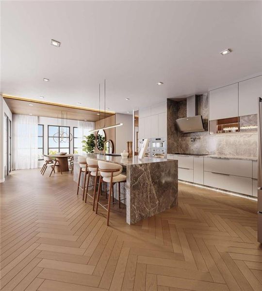 Furnished interior view inside a new home in , Buford (Image 4).