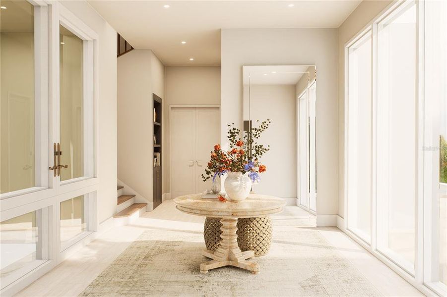 Furnished interior view inside a new home in , Orlando (Image 31). Furnished interior view inside a new home in , Orlando (Image 31).