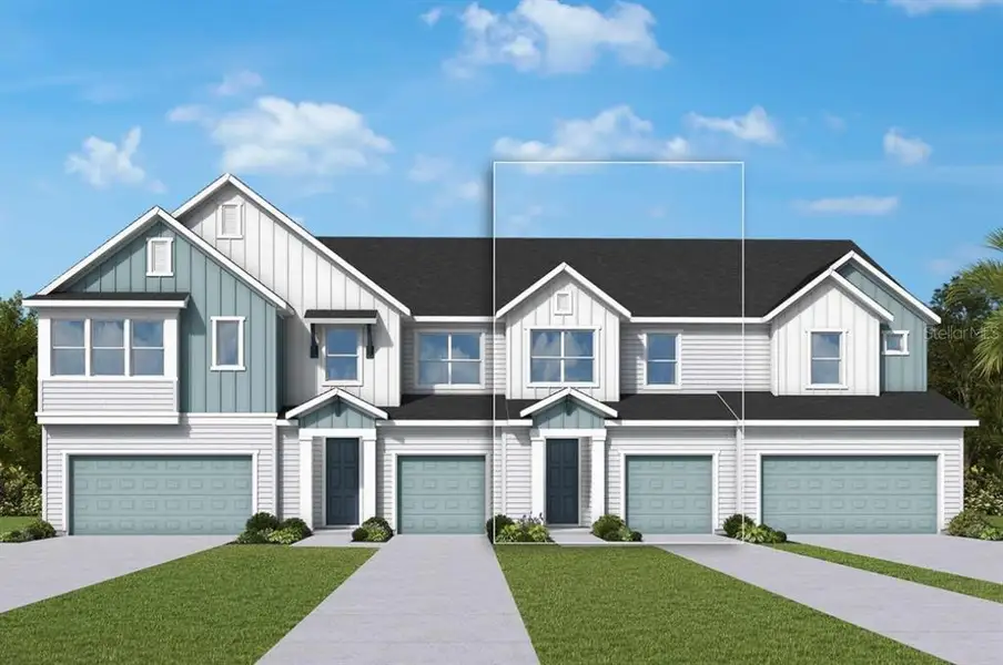 Front exterior of a new home in , Apollo Beach, FL, highlighting curb appeal (Image 1). Front exterior of a new home in , Apollo Beach, FL, highlighting curb appeal (Image 1).