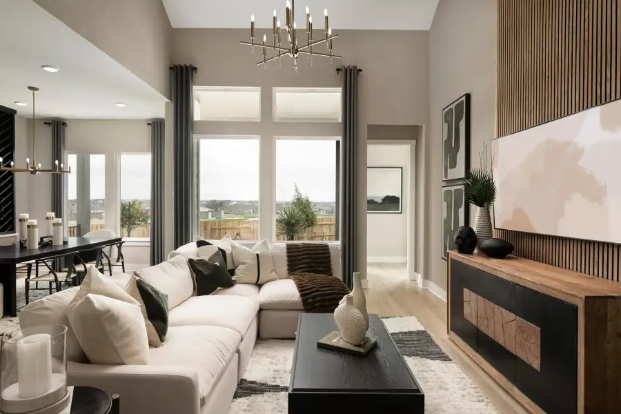 Furnished interior view inside a new home in Edgewood, Leander (Image 9).