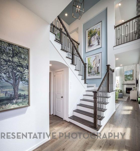 Furnished interior view inside a new home in , Cypress (Image 15).