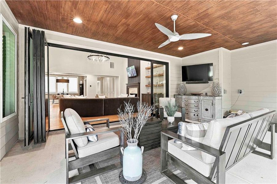 Furnished interior view inside a new home in , Newnan (Image 13).