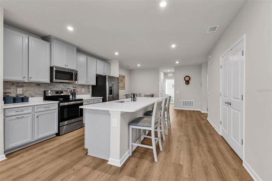 Furnished interior view inside a new home in , Port Charlotte (Image 33). Furnished interior view inside a new home in , Port Charlotte (Image 33).